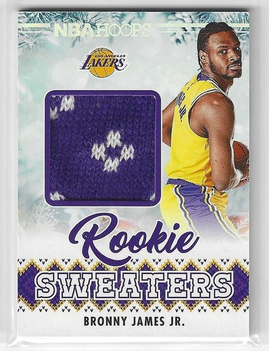 2024-25 Hoops Winter Bronny James Rookie Sweaters #RSW-BRO card image