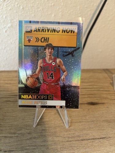 2024-25 Hoops Winter Matas Buzelis Arriving Now #4 card image