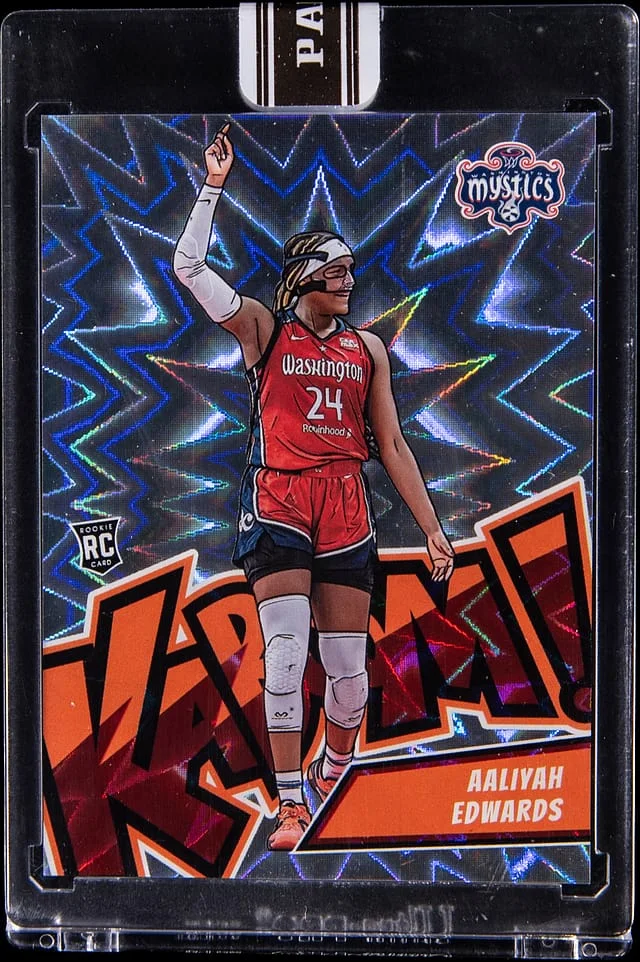 2024-25 Panini Aaliyah Boston - Panini Encased Instant WNBA Kaboom! #11 card image