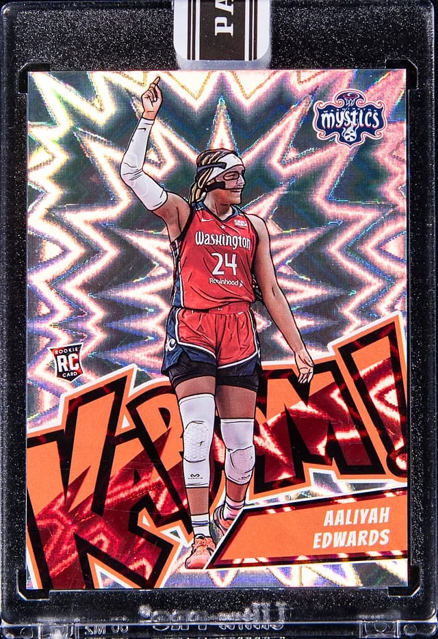 2024-25 Panini Aaliyah Edwards - Panini Encased Instant Kaboom! #11 card image