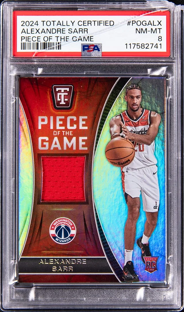 2024-25 Panini Alexandre Sarr Totally Certified Piece of the Game #POG-ALX card image
