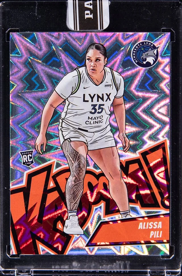 2024-25 Panini Alissa Pili - Panini Encased Instant Royalty WNBA Kaboom #12 card image