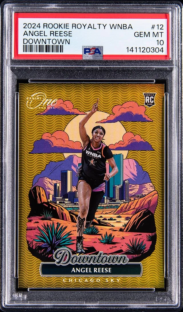 2024-25 Panini Angel Reese Instant Royalty WNBA Downtown #12 card image