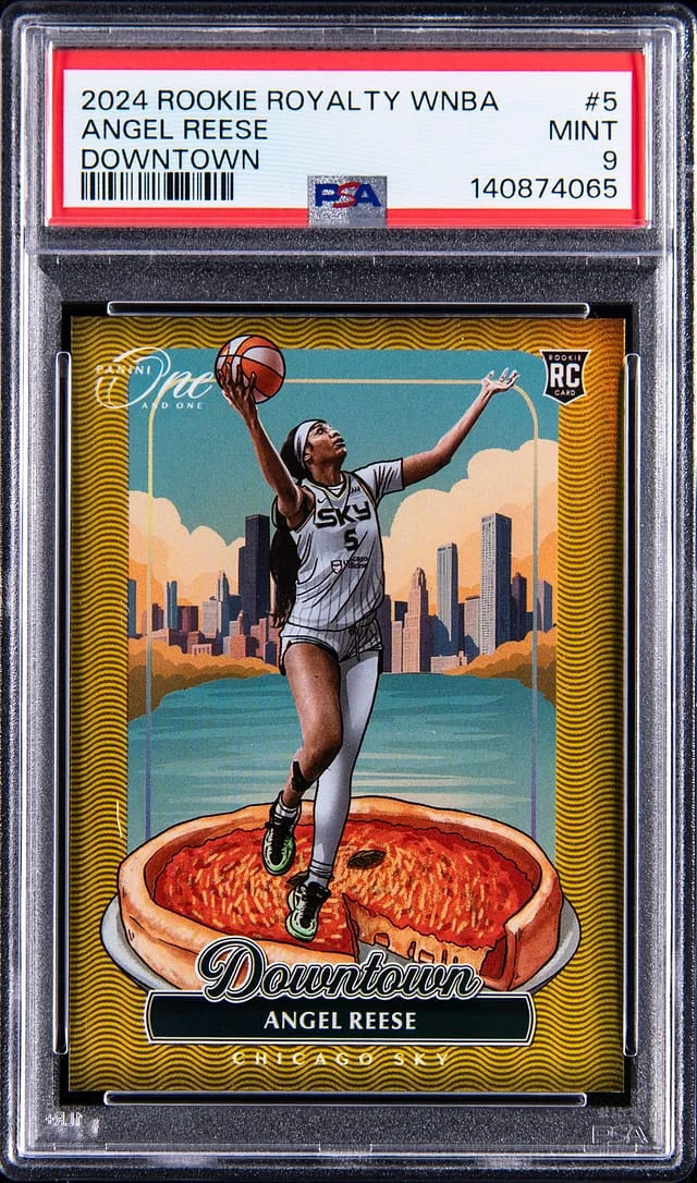 2024-25 Panini Angel Reese Instant Royalty WNBA Downtown #5 card image