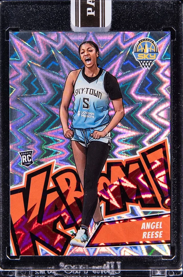 2024-25 Panini Angel Reese - Panini Encased Instant Royalty WNBA Kaboom #5 card image