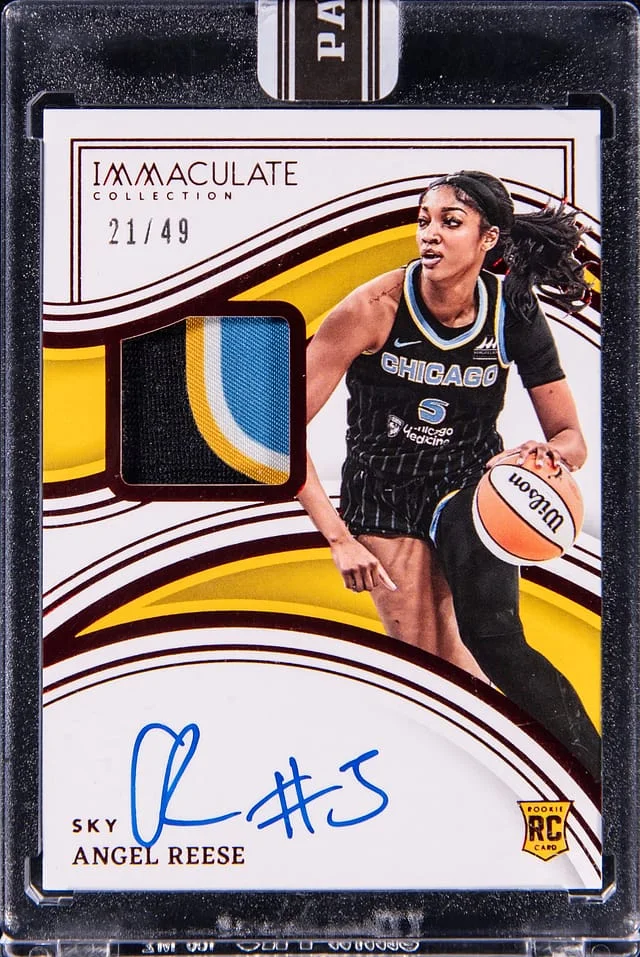 2024-25 Panini Angel Reese Instant WNBA Immaculate Collection Patch Autographs #RPA-AR card image