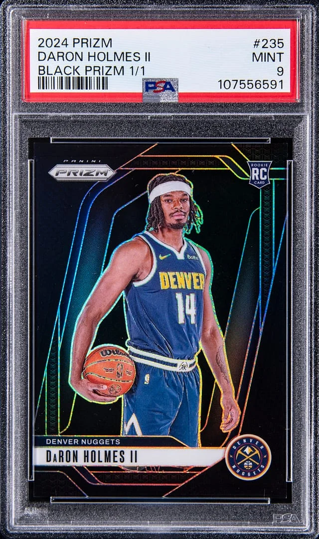 2024-25 Panini Black DaRon Holmes II Prizm #235 card image