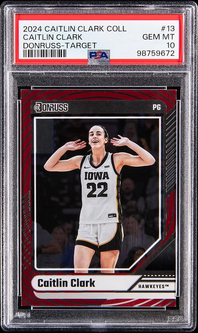 2024-25 Panini Caitlin Clark Collection Donruss Target #13 card image