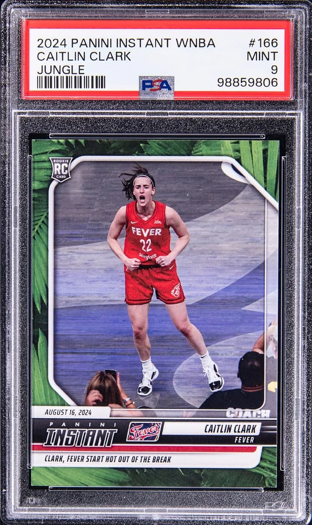 2024-25 Panini Caitlin Clark Instant WNBA Jaguar #166 card image