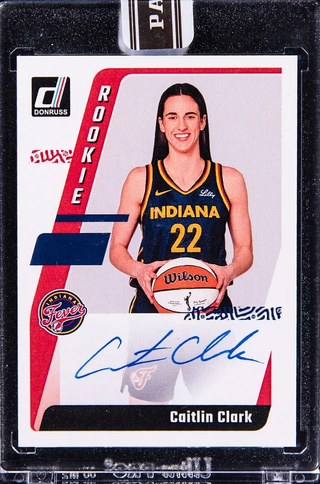 2024-25 Panini Caitlin Clark Instant Royalty WNBA Donruss Next Day Autographs #ND-CC card image