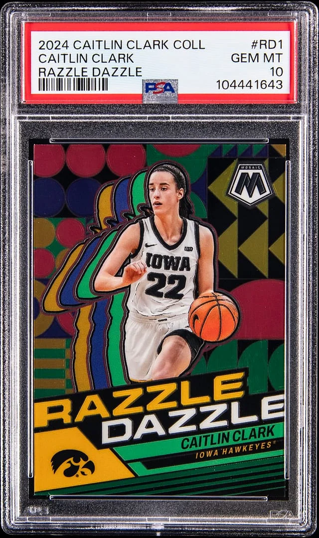 2024-25 Panini Caitlin Clark Collection Razzle Dazzle #RD1 card image