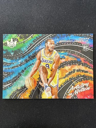 2024-25 Panini Court Kings Bronny James Artistry in Motion #20 card image