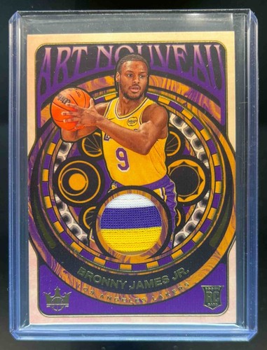 2024-25 Panini Court Kings Bronny James Art Nouveau #AN-BJJ card image