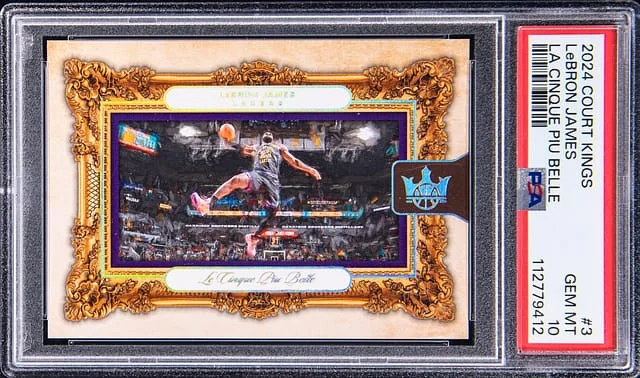 2024-25 Panini Court Kings LeBron James La Cinque Piu Belle #3 card image