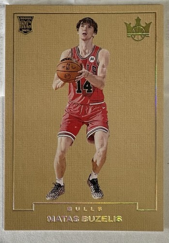 2024-25 Panini Court Kings Matas Buzelis Blank Slate #15 card image