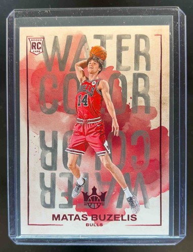 2024-25 Panini Court Kings Matas Buzelis Water Color #18 card image