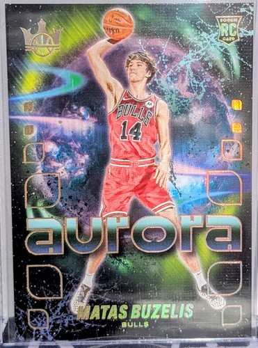 2024-25 Panini Court Kings Matas Buzelis Aurora #20 card image