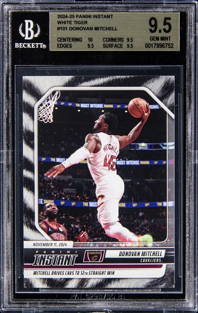 2024-25 Panini Donovan Mitchell Instant White Tiger #101 card image