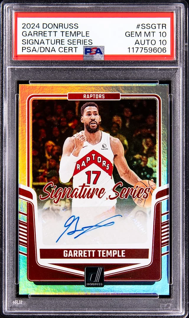 2024-25 Panini Donruss Garrett Temple Signature Series #SS-GTR card image