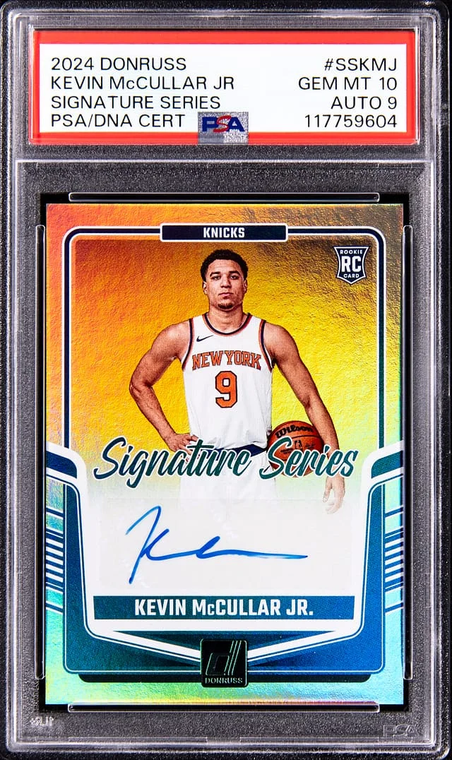 2024-25 Panini Donruss Kevin McCullar Jr. Signature Series #SS-KMJ card image