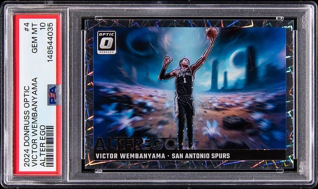 2024-25 Panini Donruss Optic Victor Wembanyama Alter Ego #4 card image
