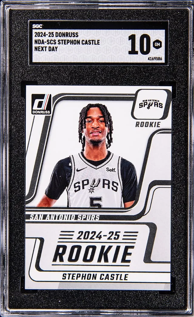 2024-25 Panini Donruss Stephon Castle Next Day #NDA-SCS card image