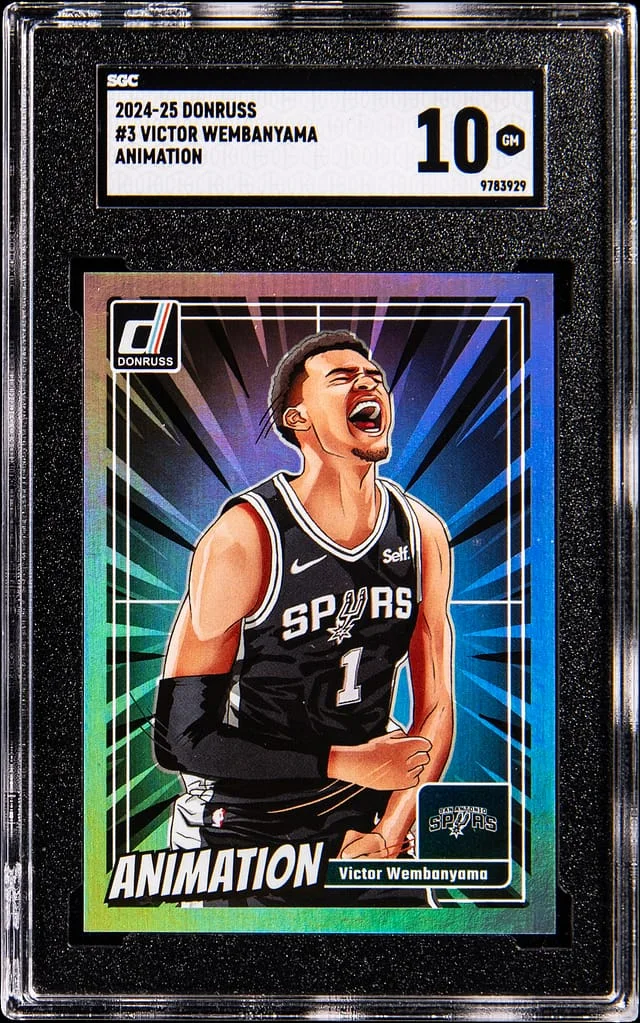 2024-25 Panini Donruss Victor Wembanyama Animation #3 card image
