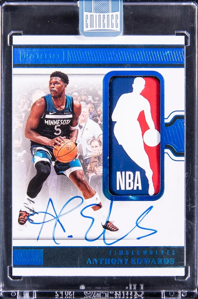 2024-25 Panini Eminence Anthony Edwards Logoman Autographs #LMA-ANT card image