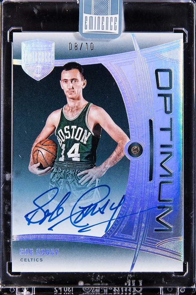 2024-25 Panini Eminence Bob Cousy Optimum Diamond Autographs #OPA-COU card image