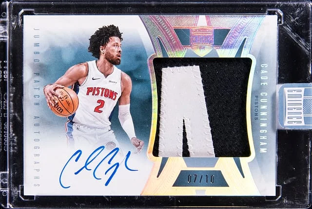 2024-25 Panini Eminence Cade Cunningham Jumbo Patch Autographs #JPA-CAD card image