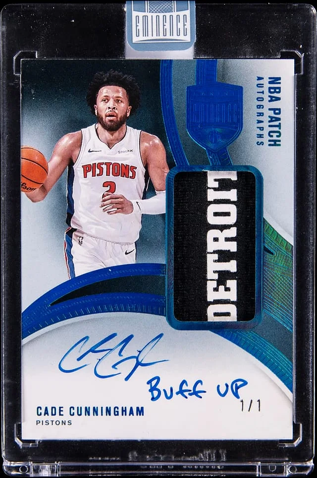 2024-25 Panini Eminence Cade Cunningham NBA Patch Autographs #NPA-CAD card image