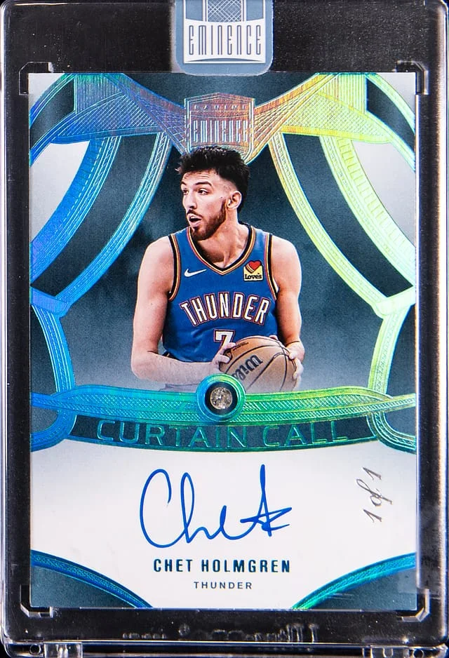 2024-25 Panini Eminence Chet Holmgren Curtain Call Diamond #CDS-HOL card image