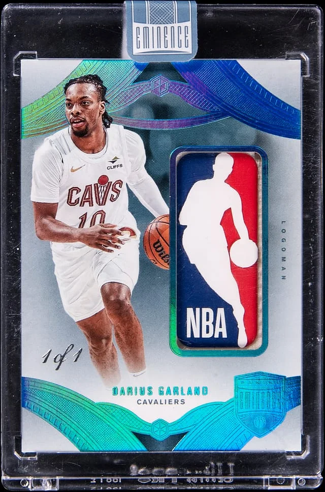 2024-25 Panini Eminence Darius Garland Logoman #ELG-GAR card image