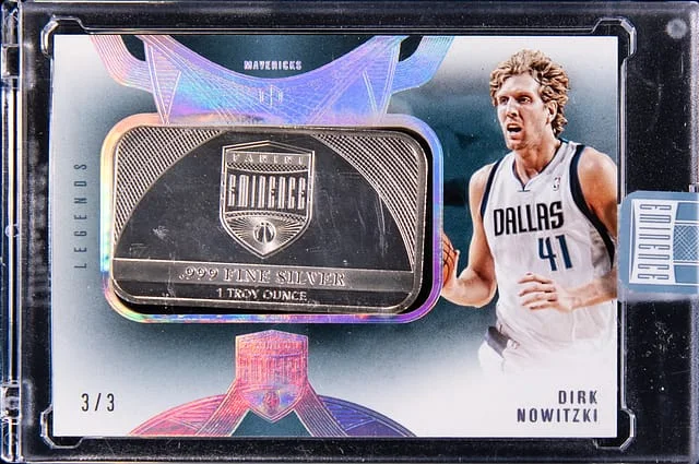 2024-25 Panini Eminence Dirk Nowitzki Legends Silver Bar #LS-DRK card image