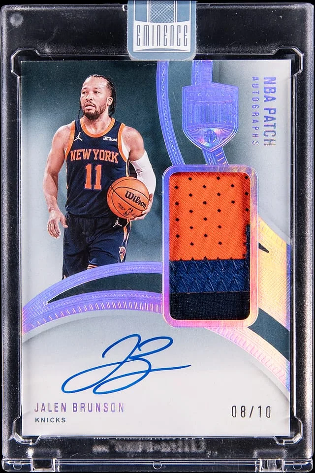 2024-25 Panini Eminence Jalen Brunson NBA Patch Autographs #NPA-BRU card image