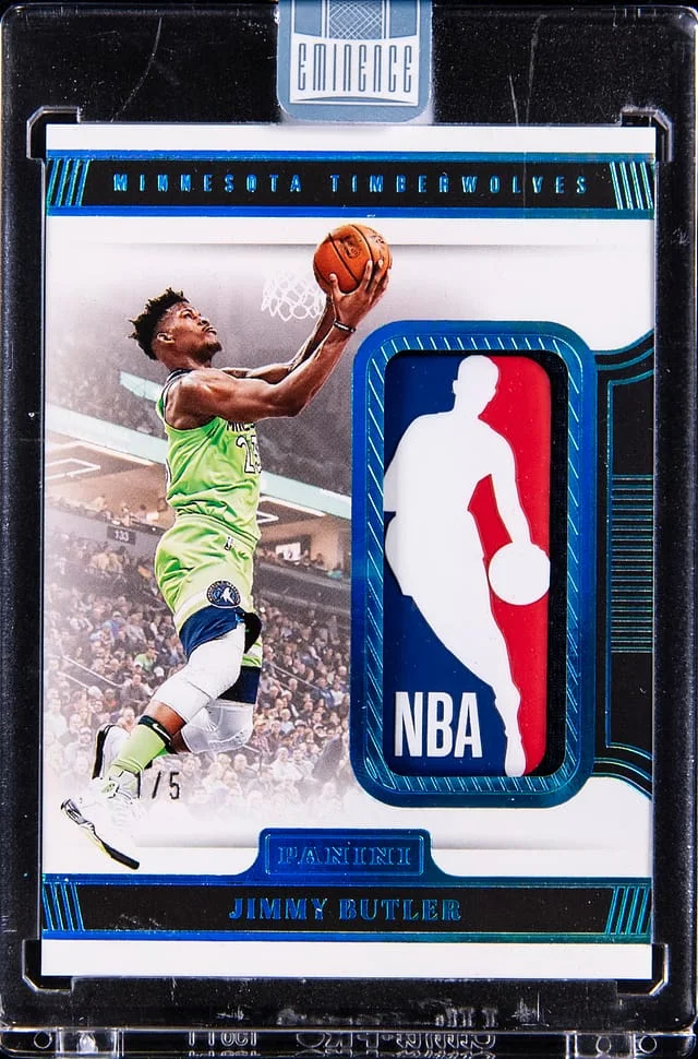 2024-25 Panini Eminence Jimmy Butler Logoman #LM-BUT card image