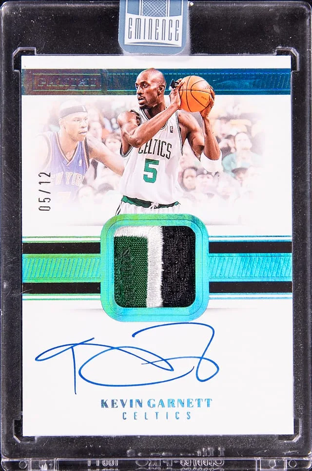 2024-25 Panini Eminence Kevin Garnett Patch Autograph #PA-KG card image