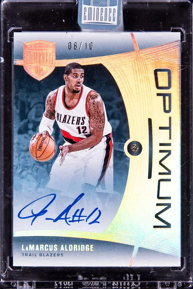 2024-25 Panini Eminence Lamarcus Aldridge Optimum Diamond Autographs #ODA-ALD card image