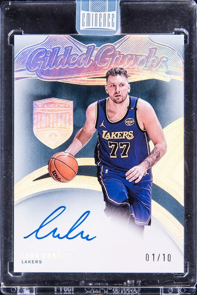 2024-25 Panini Eminence Luka Doncic Gilded Graphs #GG-DON card image