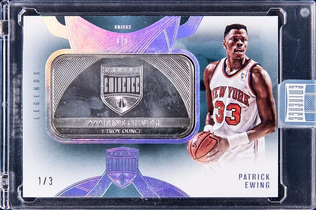 2024-25 Panini Eminence Patrick Ewing Legends Silver #LS-PEN card image