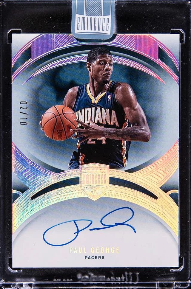 2024-25 Panini Eminence Paul George Autograph #20 card image