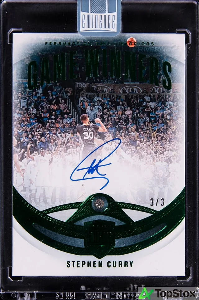 2024-25 Panini Eminence Stephen Curry Game Winners #GW-CUR card image