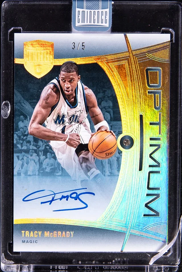 2024-25 Panini Eminence Tracy McGrady Optimum #ODA-TMC card image