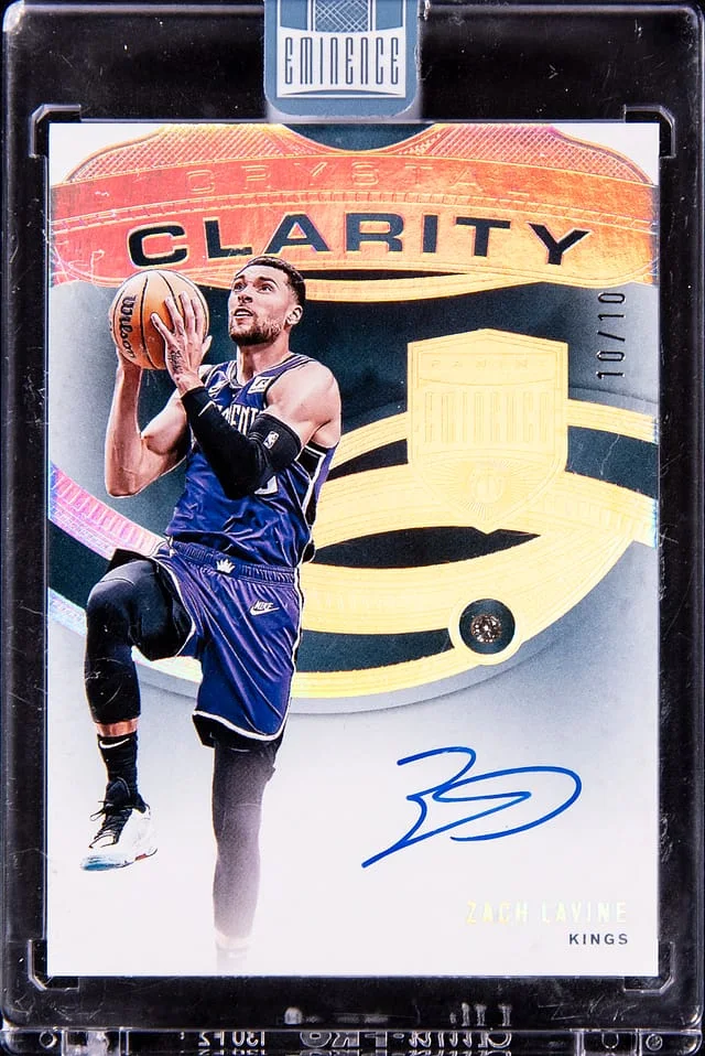 2024-25 Panini Eminence Zach Lavine Crystal Clarity #CCD-LAV card image