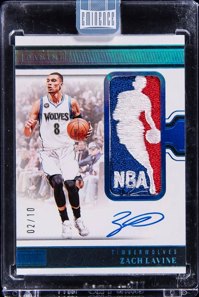 2024-25 Panini Eminence Zach LaVine Logoman Autograph #LGA-ZLV card image