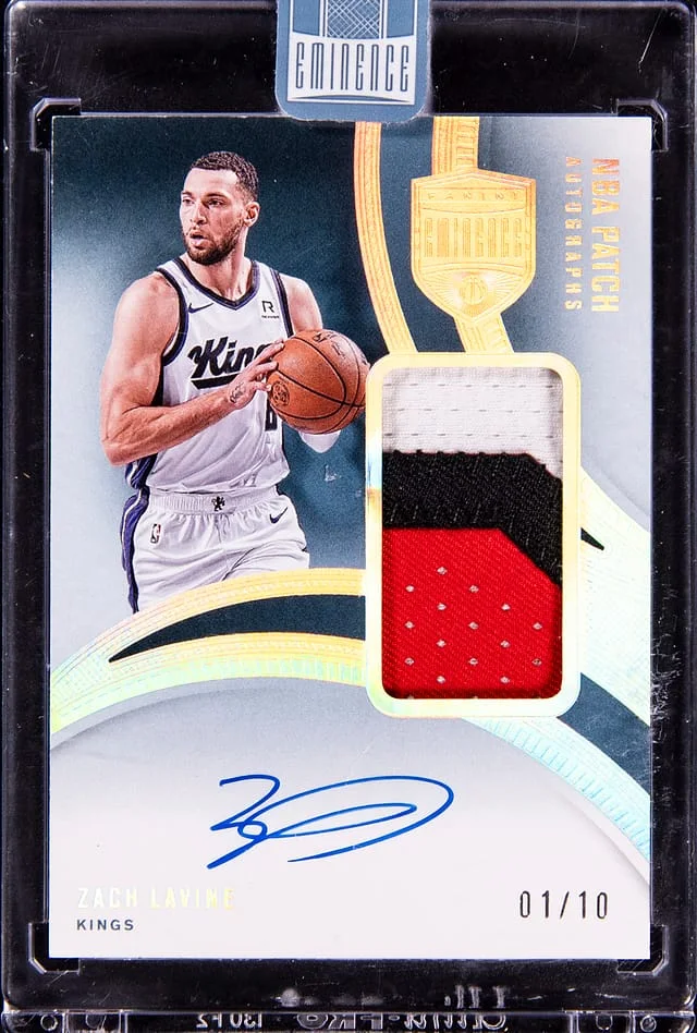2024-25 Panini Eminence Zach lavine NBA Patch Autographs #NPA-LAV card image