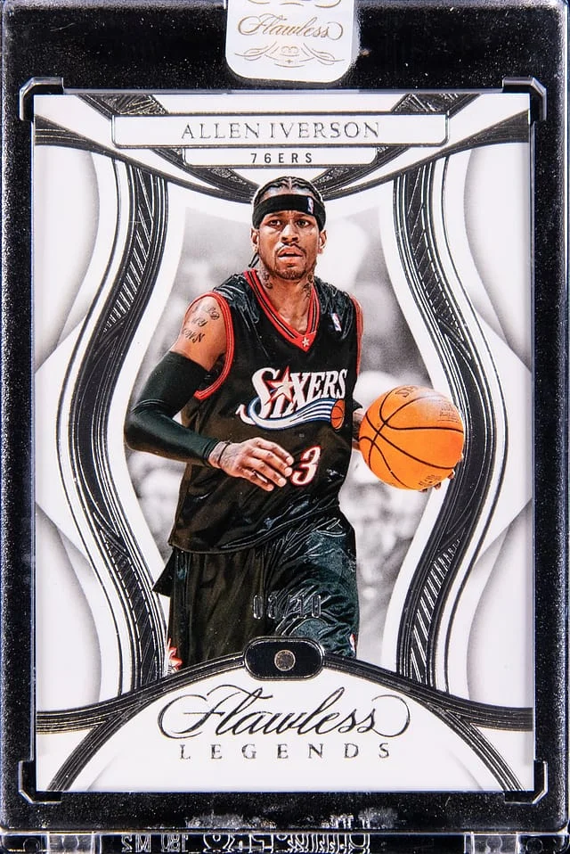 2024-25 Panini Flawless Allen Iverson Legends #105 card image