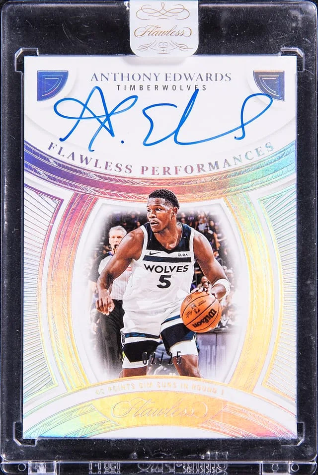 2024-25 Panini Flawless Anthony Edwards Flawless Performances #FP-ANT card image