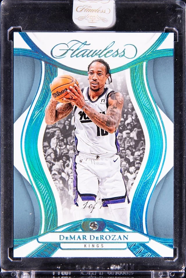 2024-25 Panini Flawless Demar DeRozan Veterans Platinum #31 card image