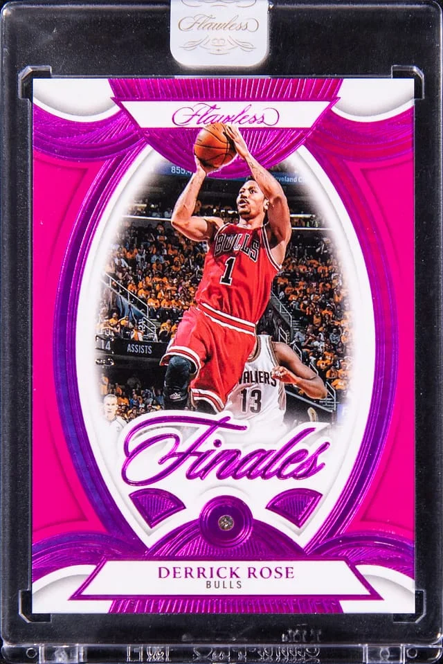 2024-25 Panini Flawless Derrick Rose Diamond Finales Fuschia #99 card image